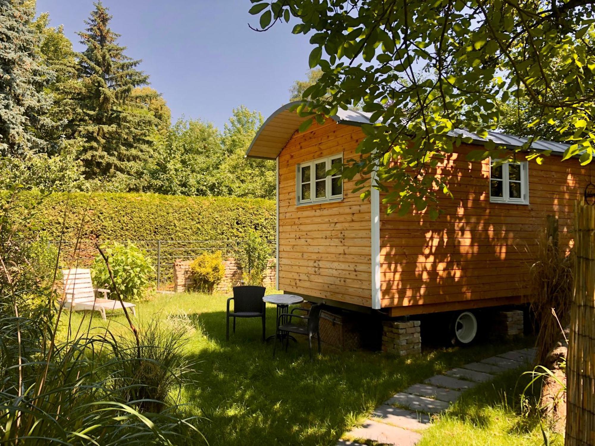 Ferienhaus Zirkuswagen Mit Outdoor Whirlpool Und Garten *